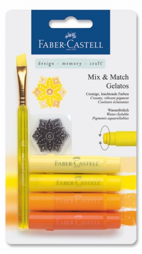 FABER GELATO MUM BOYA SARI TONLAR 4 RENK 121801