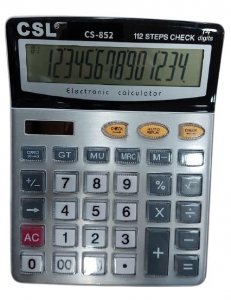 CSL HESAP MAKİNESİ MASAÜSTÜ 12 HANE BÜYÜK BOY CS-852