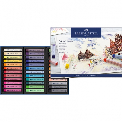 FABER CREATİVE TOZ PASTEL 36 RENK TAM BOY 128336