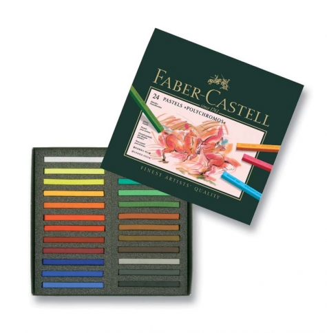 FABER POLYCHROMOS PASTEL BOYA KALEMİ 24 LÜ 128524