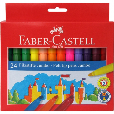 FABER JUMBO KEÇELİ 24 LÜ 554324