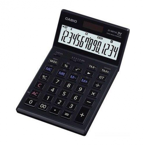 CASİO HESAP MAKİNESİ PROFOSYONEL JS-140TVS-BK