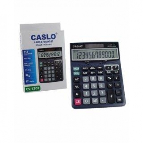 CSL HESAP MAKİNESİ MASAÜSTÜ 12 HANE BÜYÜK BOY CS-130T