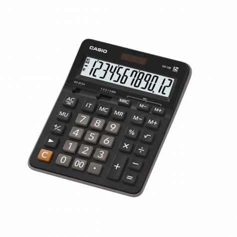 CASİO HESAP MAKİNESİ 12 HANE GX-12B-BK