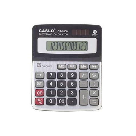 CSL HESAP MAKİNESİ MASAÜSTÜ 12 HANE CS-1800