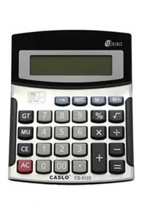 CSL HESAP MAKİNESİ MASAÜSTÜ 12 HANE CS-3122